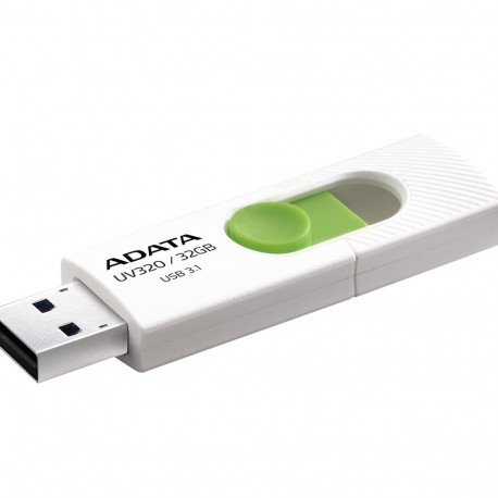 ADATA UV320 USB mälupulk 32 GB USB Type-A 3.2 Gen 1 (3.1 Gen 1) roheline, valge