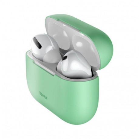 Baseus case Silica Silicone-Gel Apple Airpods Pro, green