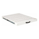19" väljatõmmatav riiul serverikappidele 80cm 1U, hall