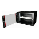 19" serverikapi riiul fikseeritud 40cm 1U, hall