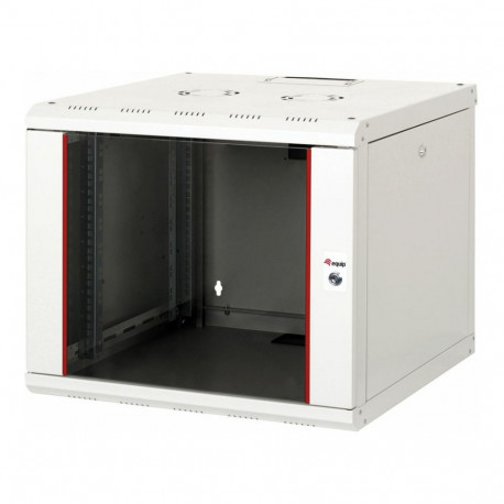 "19"" Netzwerkschrank Glastür PM 600x600mm 9HE grau"