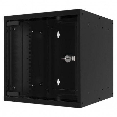 "10"" Wandgehäuse 9HE Tiefe 300mm 1-teilig RAL9005"