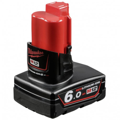 "Milwaukee M12B6 12V / 6,0 Ah Li-Ion Ersatzakku"