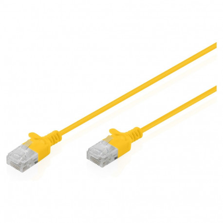 "CAT 6 U-UTP Slim Patchkabel, 2 m, Gelb"