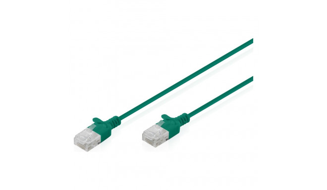 "CAT 6 U-UTP Slim Patchkabel, 0,5 m, Grün"