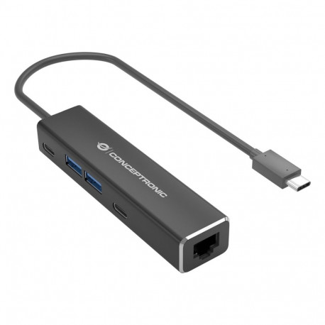 Conceptronic adapter USB-C3.2->2.5GbE/2xC/2xA 5Gbs 0.15m, must