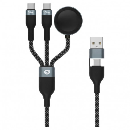 "CONCEPTRONIC Kabel USB-C/-A2.0->USB-C/AWC/PD 480Mbs 1.50m sw"