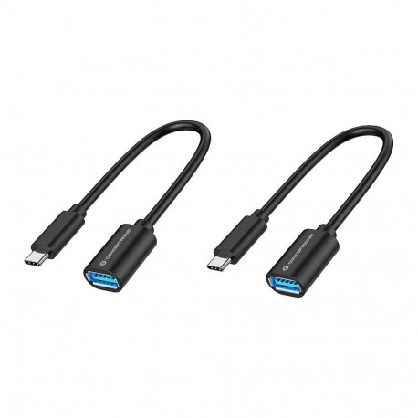 Conceptronic adapter USB-C3.2-USB-A3.0 2tk 5Gbps 0.20m, hall