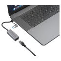 Conceptronic adapter USB-C/-A3.0->GbE 5Gbs 0.18m, hall