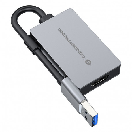 Conceptronic adapter USB-A3.2->HDMI1.4 1080/60Hz 0.16m, hall