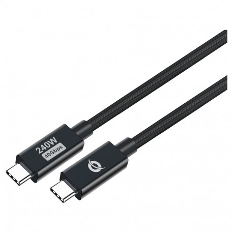 "CONCEPTRONIC Kabel USB-C4.0->C 240W/PD3.1 40Gbs 1.20m sw"