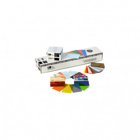 "Zebra Premier - PVC Karte - 15 mil wei - CR-80 Card (85,6 x 54 mm) 500 Karte(n) (104523-215)"