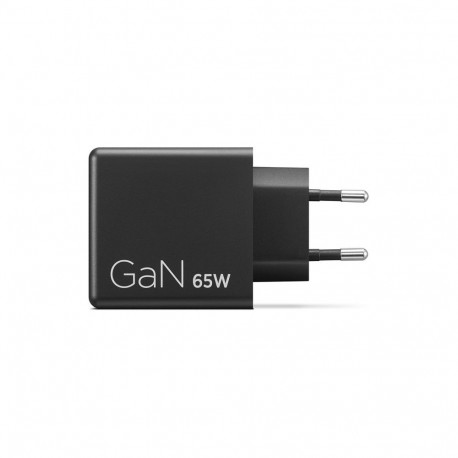 Lenovo laadija Dual USB-C 65W GaN EU, must