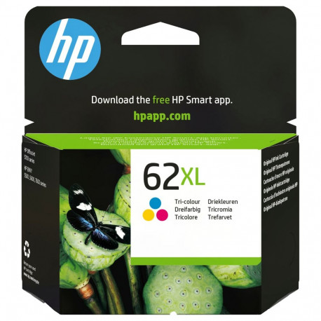 "HP 62XL - Hohe Ergiebigkeit - Farbe (Cyan, Magenta, Gelb)"