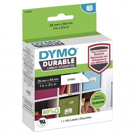 "Dymo LW-Adress-Etiketten Kunst- stoff 25 x 54 mm wei 1x 160 St."