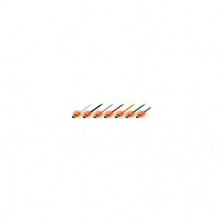 EasyLan LED kiudoptiline patškaabel duplex 9/125m OS2 LC/LC 1m, kollane