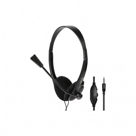 "Logilink Stereo-Headset, 1x 3,5-mm-Klinke Bügelmikro Eco-Box"