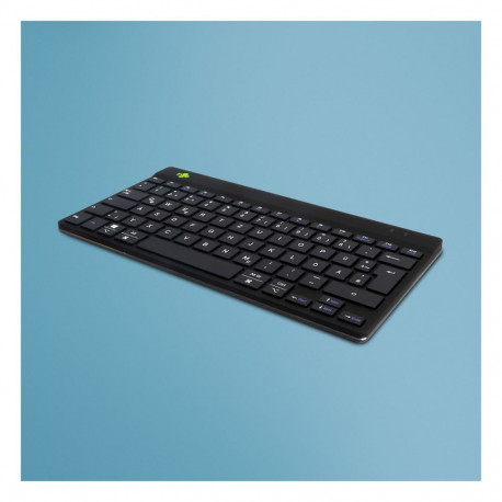R-Go ergonoomiline klaviatuur Compact Break QWERTZ(DE) Bluetooth, must