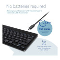 "R-GO COMPACT BREAK ERGONOMIC KEYBOARD QWERTZ(DE)BLUETOOTH B"