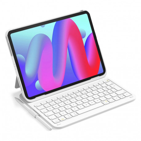 Inateck klaviatuur iPad 13" QWERTZ, valge