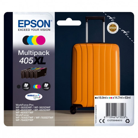 Epson multipakk 405XL 4 tk XL, must, kollane, tsüaan, magenta