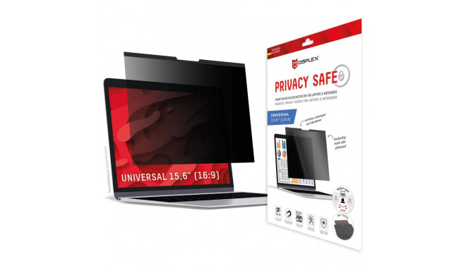 DISPLEX privaatsusfilter Privacy Safe 15,6" (16:9) sülearvutile