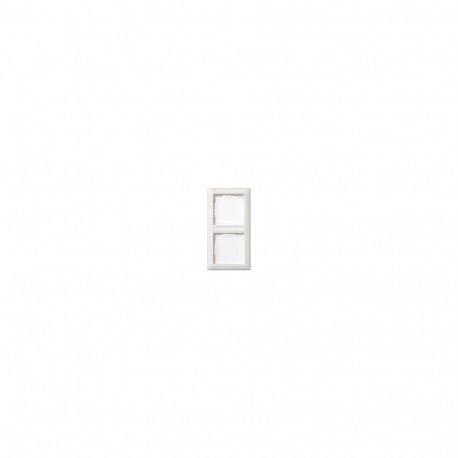 "GIRA 110203 Rahmen 2f BSF reinweiß Standard 55 senkrecht"