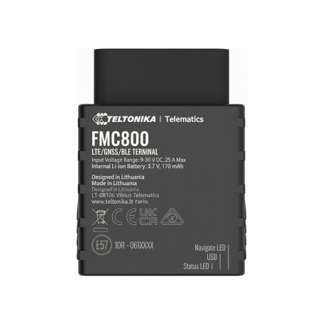 "Teltonika · Tracker GPS · FMC800 · Fahrzeug · LTE"