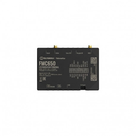 Teltonika Telematics FMC650 4G LTE Cat 1 suure mahtuvusega varuaku ja väliste antennidega jälitussea