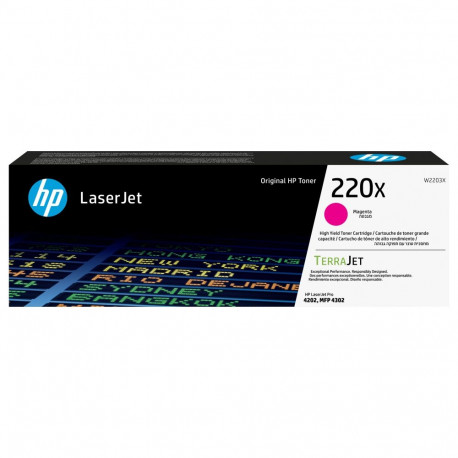 "HP Toner 220X W2203X Magenta bis zu 5.500 Seiten"
