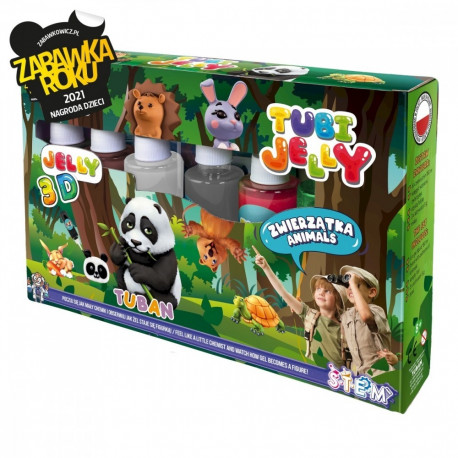 Tubi Jelly set 6 colors - Animals