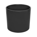 CERAMIC POT WALEC STRUCTUR D15 BLACK MAT