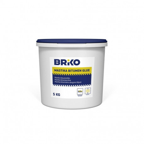 BRIKO BITUMEN GLUE MASTIC 5KG