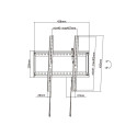 Adjustable mount for TV Stell