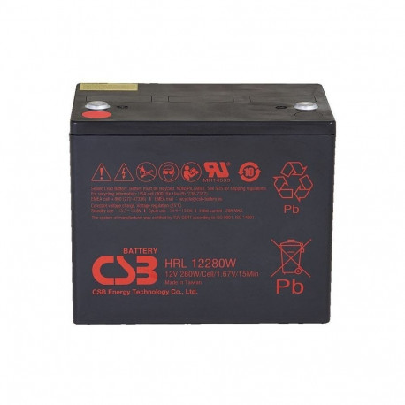 CSB Battery Battery 12V 6Ah 25W Pb F2  HRL1225W
