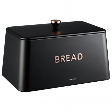 Kinghoff leivakast kh-1949 metallist 35x23x21cm, must