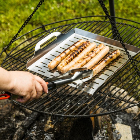 Kinghoff grillimisalus KH-1917 sügav roostevaba teras 37x31x4.6cm