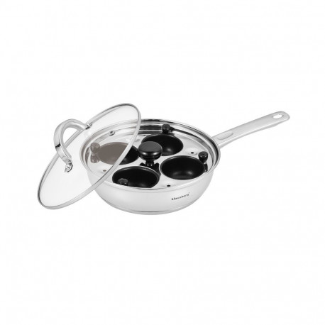 Patelnia z wkładem do jajek, szklana pokrywka śr.20cm klausberg