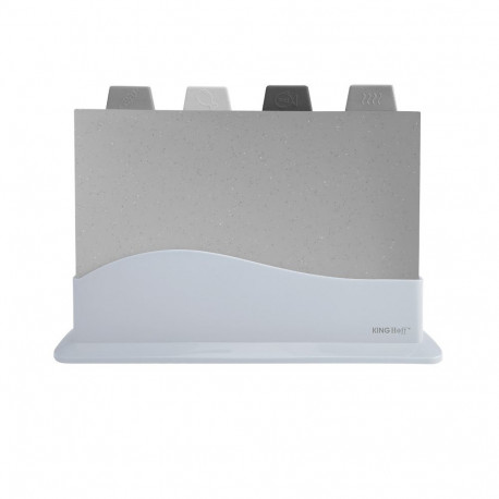 Kinghoff lõikelaudade komplekt 4-osaline alusega