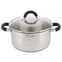 Garnek stal śr.22cm 4l kinghoff