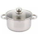Garnek stal śr.24cm 6l kinghoff