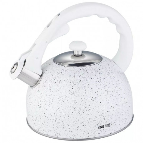 Kinghoff traditsiooniline veekeetja 2,6l, valge marmor