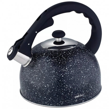 Czajnik tradycyjny 2,6l czarny marmurek kinghoff