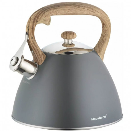 Czajnik tradycyjny 3l szary klausberg