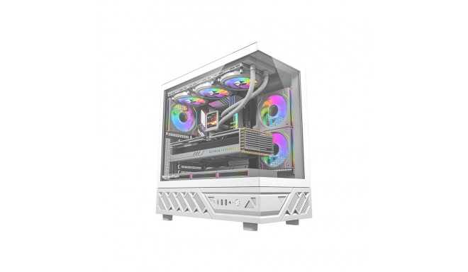 DarkFlash DS950 computer case (white) + 6 fans