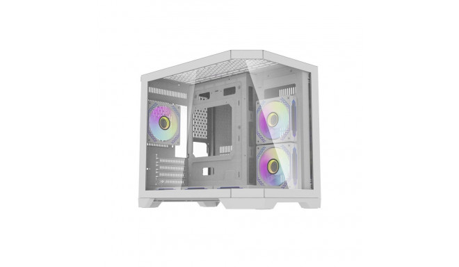 Darflash FT418 computer case + 6 aRGB fans (white)