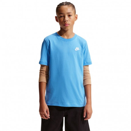 Nike laste särk Sportswear FZ5177 412 M, helesinine