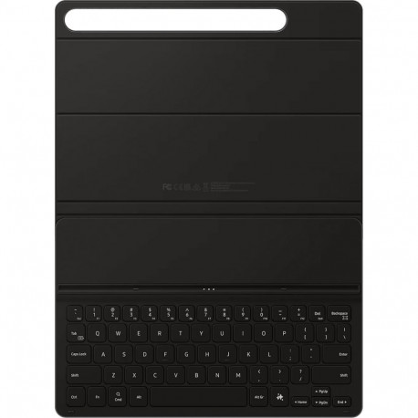 kaanega klaviatuur Samsung Galaxy Tab S9 | S9 FE | S10 FE | S10 Lite DE-paigutusega õhuke, must