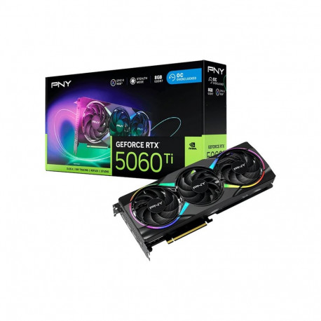 PNY GeForce RTX 5060 Ti ARGB OC 8GB (DLSS 4, 3x DisplayPort, 1x HDMI 2.1)