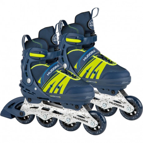 Hudora Inline Skates Comfort Size 35-40 (blue/yellow)
